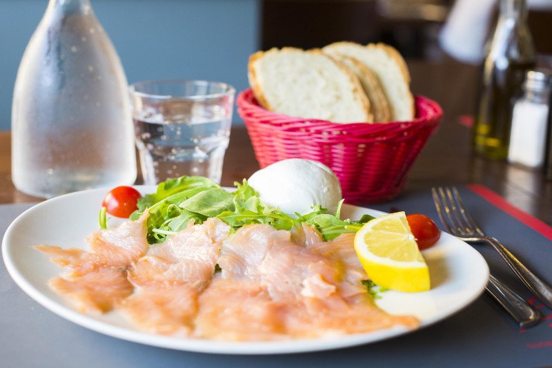 ricette con mozzarella di bufala salmone